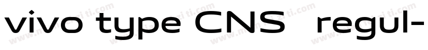 vivo type CNS简 regul字体转换